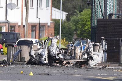 Man, 66, charged over car bomb attack outside police station in Northern Ireland