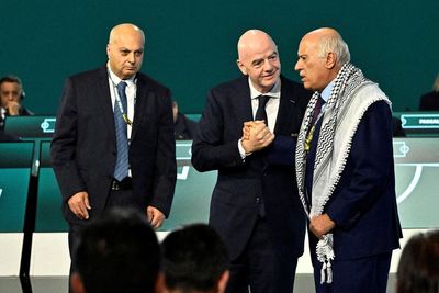 Gianni Infantino scores own goal over Israel-Palestine handshake attempt