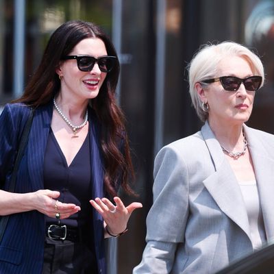 Anne Hathaway Responds to Reports That She Got Models Fired on The Devil Wears Prada 2 Set