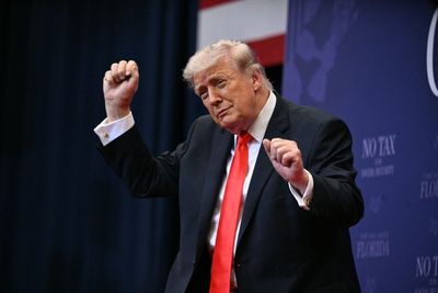 ‘Goodnight brother, let’s go to bed’: Trump opens rally speech in Florida with bizarre impression of Ilhan Omar