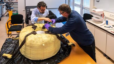 Is it cake? No, it's a parachute! | Space photo of the day for May 1, 2026
