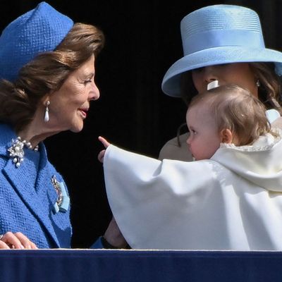 This Baby Princess Just Gave Her First Royal Wave During King Carl Gustaf of Sweden's 80th Birthday Celebrations