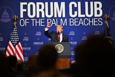 Trump says he wanted to rename the Gulf of Mexico after himself in rambling speech touting his ballroom and beautiful women