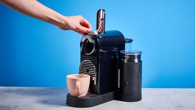 I tested Nespresso’s budget-friendly coffee machine + milk frother — and it’s my favorite pod machine yet