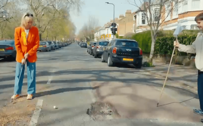 'London potholes are so deep you can use them to play golf!'