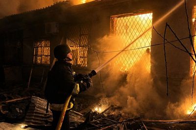 Drone kills 2 in Kherson minibus strike, as Russia claims front-line progress