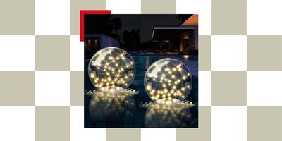 These 'Blow-Up' Solar Lights Look So Magical Floating on the Surface of a Pool — They Cast "Very Nice Reflections," Says One Review