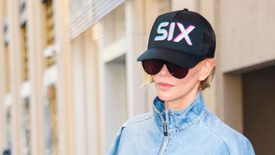 It's denim jacket season, and Charlize Theron's sporty take on the summer staple is a fresh way to wear this classic piece