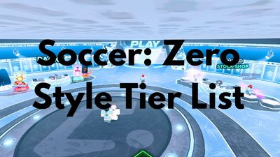 Soccer Zero Style Tier List – Roblox