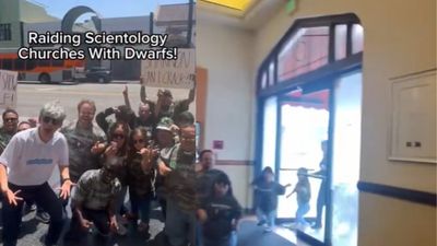 Man Leads Over 20 'Christian Dwarves' to Raid the Scientology HQ in Los Angeles to Find Tom Cruise