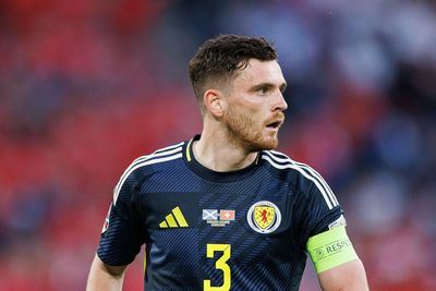 ‘To even be in the conversation of trying to catch Kenny Dalglish’s cap record – our greatest player of all time – is a bit surreal’ Andy Robertson on chasing down the Liverpool and Scotland legend