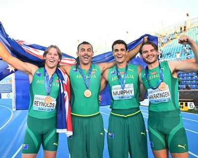 Relay team grab bronze at worlds on another red letter day for Australian athletics