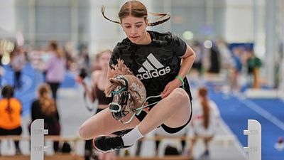 Competitors race and jump at Germany’s Hobby Horse Championship