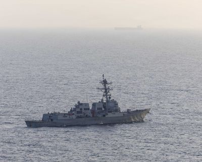 Battle for Hormuz begins as U.S. military fights off Iranian attacks while seeking to break regime's grip on ship traffic through strait