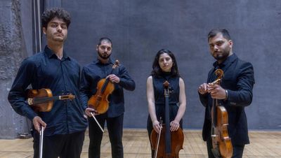 Galilee String Quartet review – Palestinian ensemble improvise their signature east-west blend