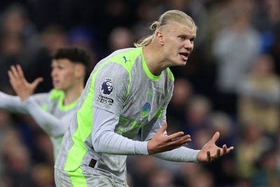 Everton v Man City LIVE: Haaland’s two-word response as visitors collapse to hand Arsenal title race advantage