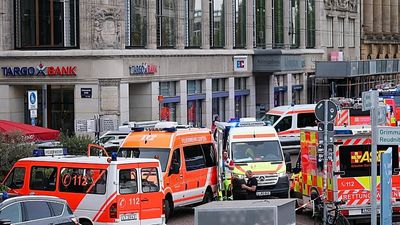 At least one killed after car drives into people on street in German city of Leipzig
