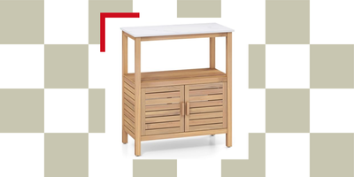 Compact, Super Stylish, and Budget-Friendly? This Take on a Modern Potting Bench Is a Genius Garden Find