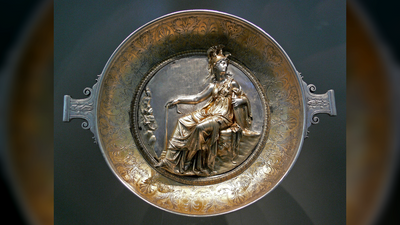 Athena bowl: A silver and gold vessel of the goddess and her owl, buried in a German forest 2,000 years ago