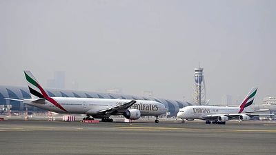 Euronews journalist reports Emirates flight to Dubai held at Heathrow during UAE air strikes