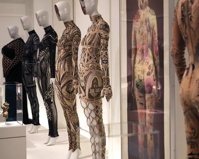 Met Museum show at new Costume Institute puts fashion in same spotlight as Egyptian artefacts