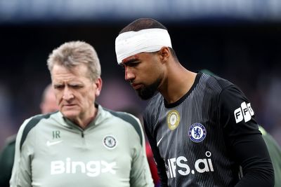 Chelsea: Robert Sanchez at risk of injury lay-off as tests booked amid concussion fears