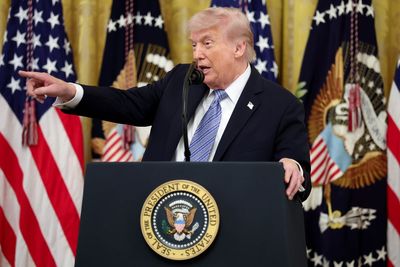 Trump cracks about leaving office in ‘8 or 9 years’ — a month shy of his 80th birthday