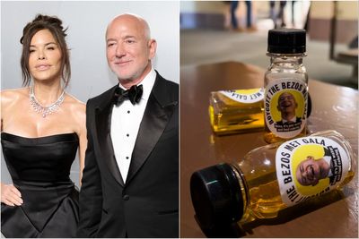 Activists leave bottles of ‘urine’ at the Met to protest Bezos’ Amazon workers’ lack of bathroom breaks