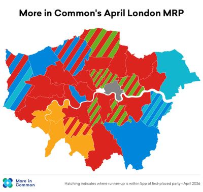 London local elections 2026: Labour 'under siege' from Zack Polanski Greens but stays biggest party - new poll