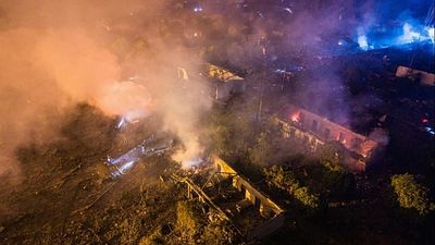 21 people killed and dozens injured in massive explosion at fireworks plant in China