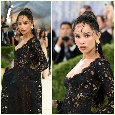 Zoë Kravitz's 2026 Met Gala Glam Is Soft, Wispy, and Magical