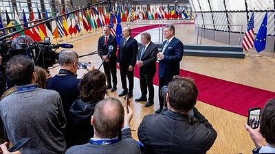 ‘The international order will be rebuilt’: European leaders scramble to shore up security