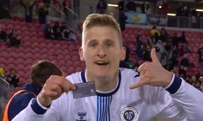 Premier League Player Pulls Out Calling Card to Promote His Business After Scoring a Goal