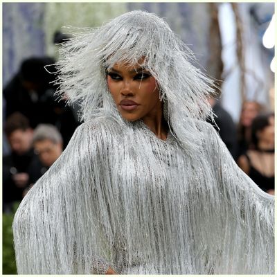 Teyana Taylor's 2026 Met Gala Glam Is Silver Siren, Turned All the Way Up