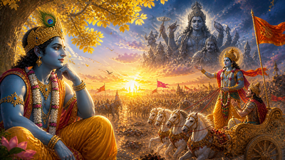 Why Krishna Let Adharma Happen to Defeat Adharma