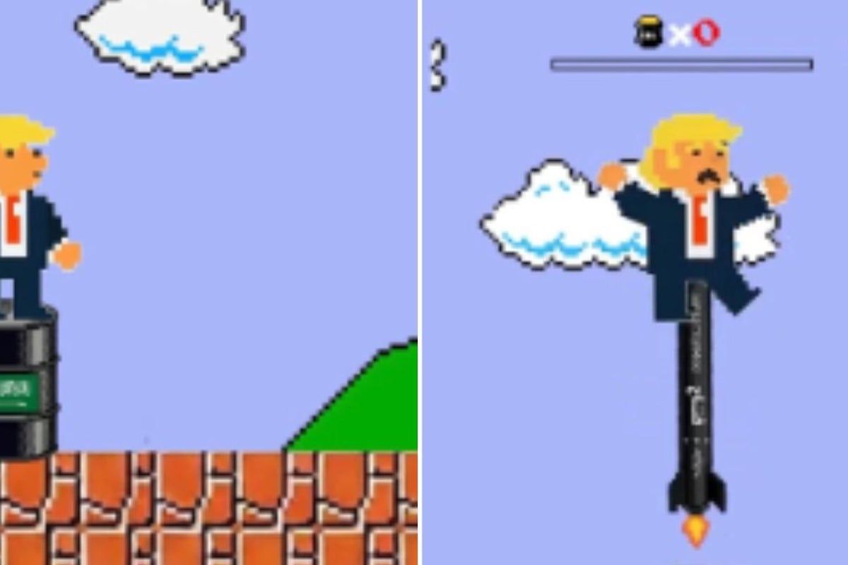 Iran propaganda video depicts Trump in Super Mario…