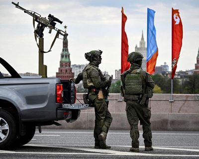 Moscow shuts down airports and mobile signals as Victory Day parade looms