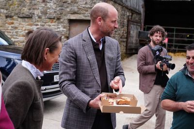 William brings cakes as hill farmers share challenges of diversifying
