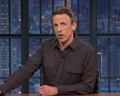Seth Meyers on Trump’s poll ratings: ‘His disapproval is higher than Covid and January 6’