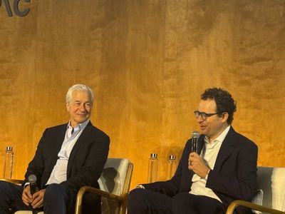 Jamie Dimon and Dario Amodei sidestep question about whether the AI cyber 'freakout' is warranted