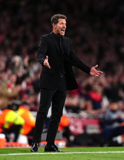 Arsenal: Diego Simeone confronts Andrea Berta during Atletico Madrid Champions League loss