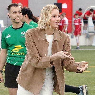 Princess Charlene Tries Out Beach Waves and a Princess Kate-Approved Sport in a New Pair of Hermès Sneakers