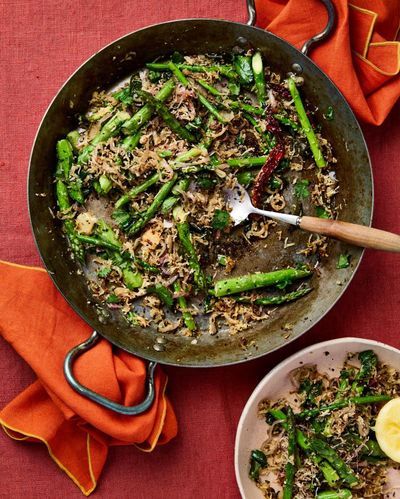 Thoran and chaat: Romy Gill’s Indian-style asparagus recipes