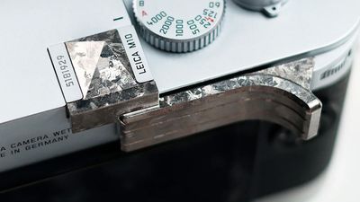 Want a more ergonomic thumb rest for your Leica? This one's made from steel usually used for SWORDS!