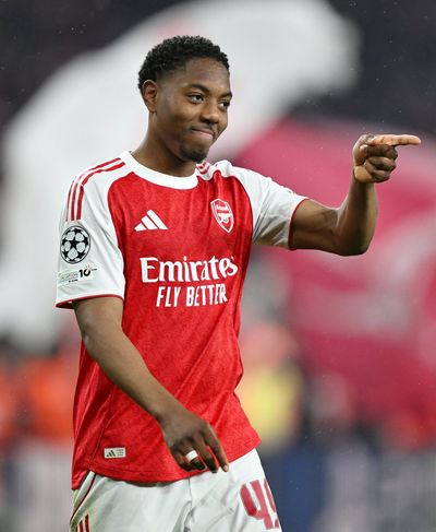 Myles Lewis-Skelly shares heartwarming Arsenal Champions League celebration as Declan Rice left 'in awe'