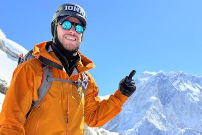An Australian climber is taking two months to scale Mount Everest. It could still be a speed record
