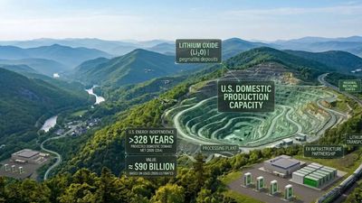 2.3 million metric tons of lithium hidden beneath the Appalachian Mountains could power the US for centuries: Study