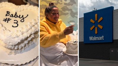 Couple orders gender reveal cake from Walmart. Then they bite into it—and realize the baker played them big time