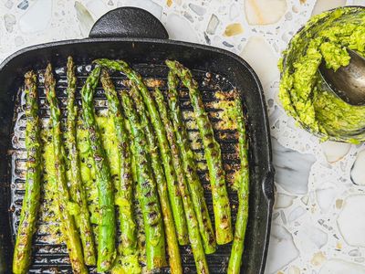 How to save asparagus trimmings from the food-waste bin – recipe