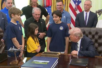 Trump tells young volleyball hopeful ‘soccer might be better’